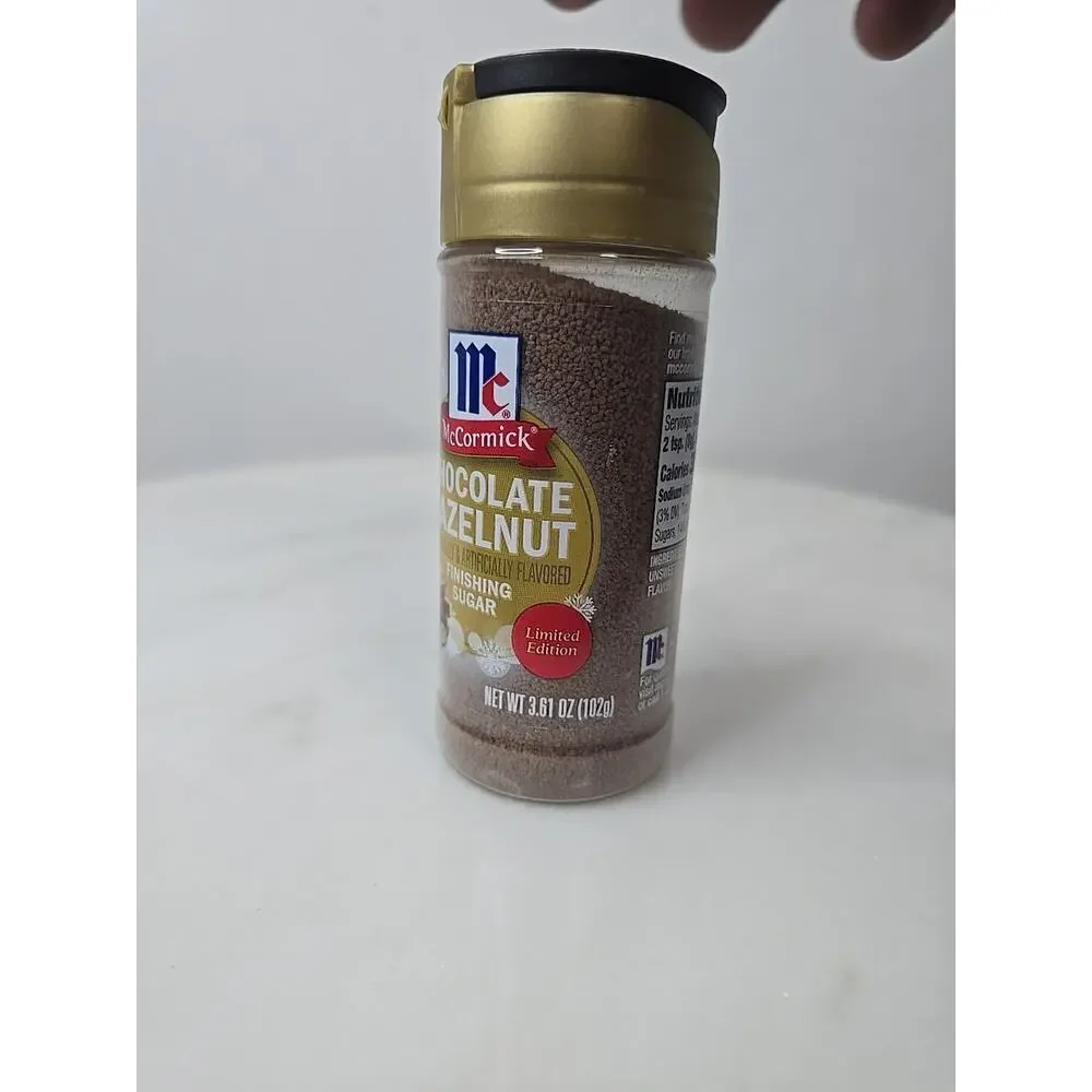 McCormick Holiday Finishing Sugar Chocolate Hazelnut